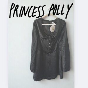 🖤 Princess Polly Gael Satin Corset Mini Dress | Size 8 🖤